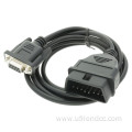 OBD11 16pin male To DB9 extension diagnostic Cable